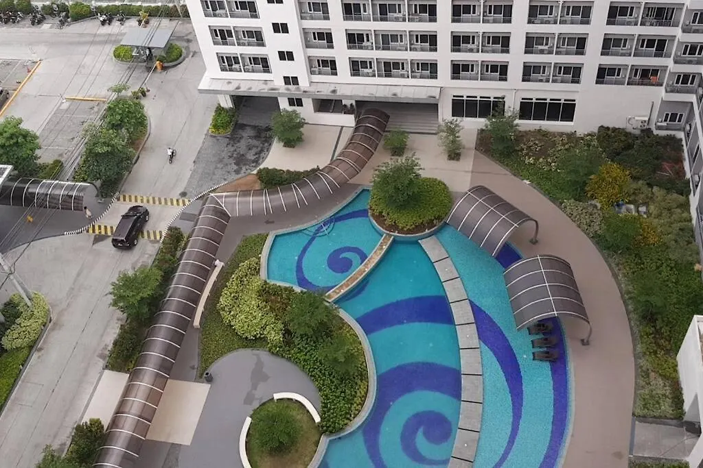 Mary'S Pool View At Grace Residences Near Bgc 马尼拉 公寓